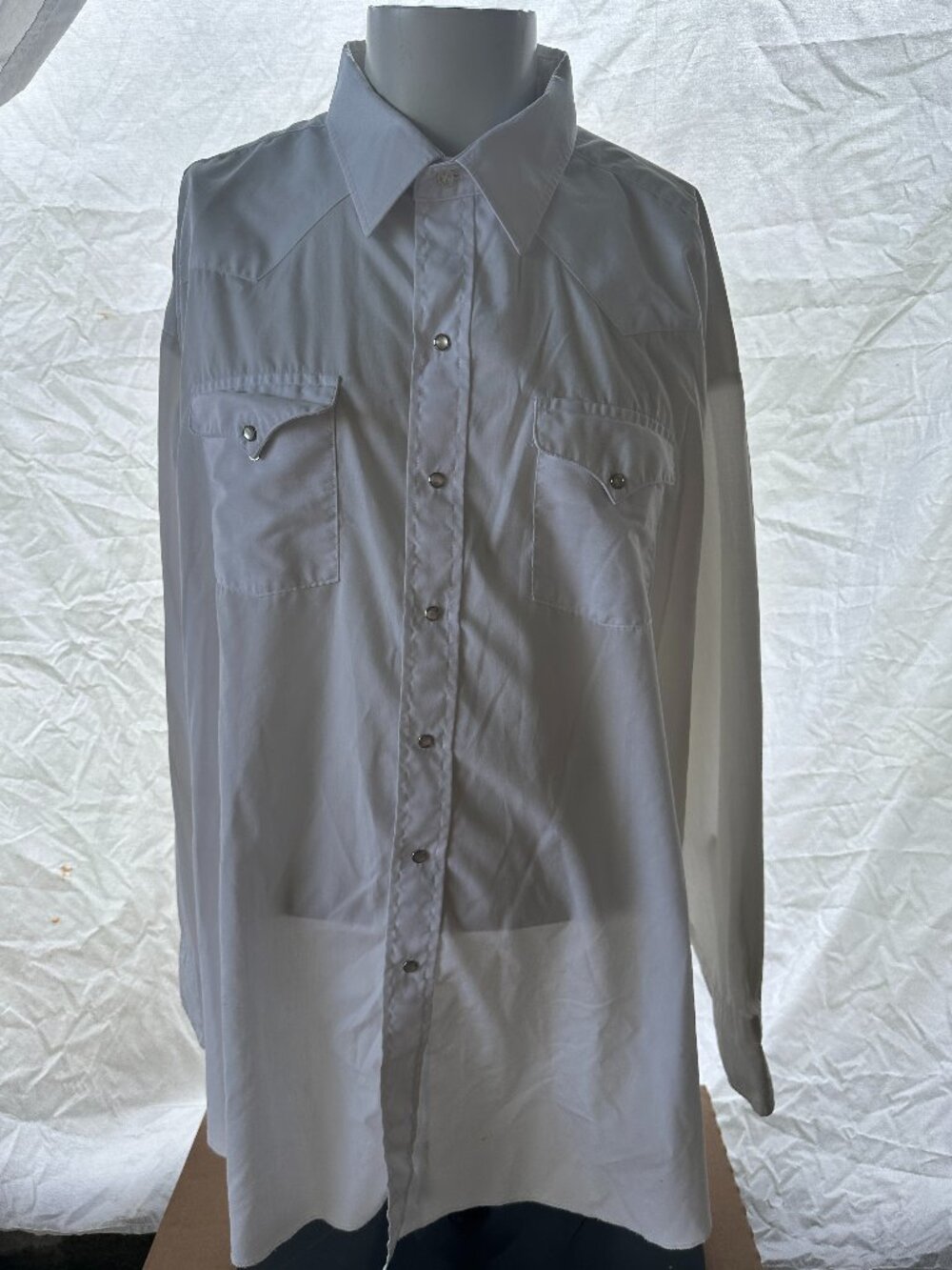 Panhandle Slim Proud to be American Pearl Snap Men's White LS Button Front Shirt